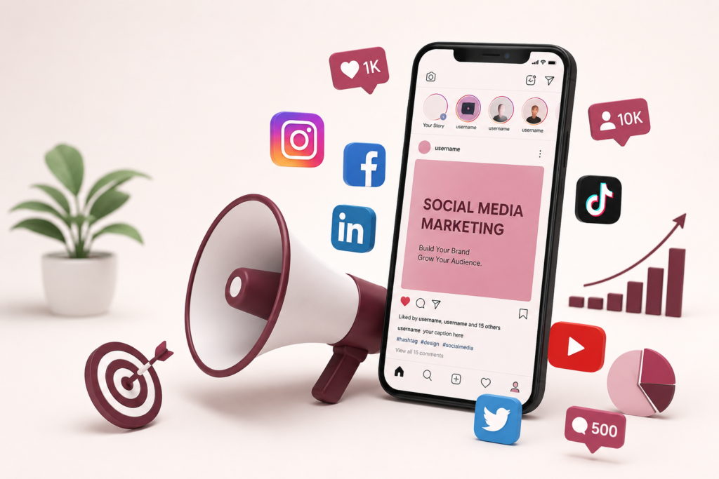 Social media marketing services and SMM services