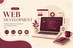 Web development services with responsive website design, coding, WordPress development and website functionality